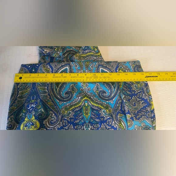 Sold…Jules & Leopoldo Matching Paisley Printed Skirt & Blouse. - Picture 9 of 9